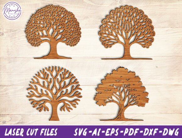 Download Tree Silhouette Laser Cut Files Svg - Laser cut file Collection