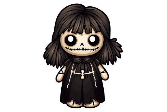 Download Gothic Voodoo Doll Illustration Png - Doll illustration Collection