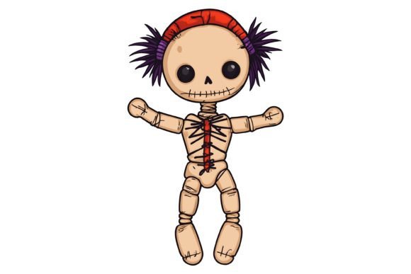 Download Gothic Voodoo Doll Illustration Png - Doll illustration Collection