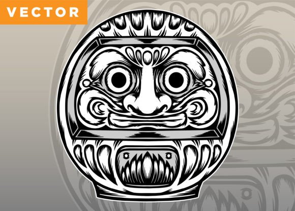 Download Daruma Doll Illustration - Doll illustration Collection