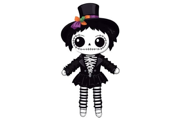 Download Gothic Voodoo Doll Illustration Png - Doll illustration Collection