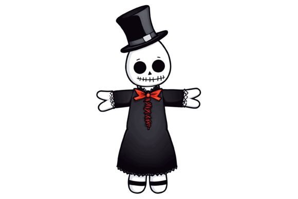 Download Gothic Voodoo Doll Illustration Png - Doll illustration Collection