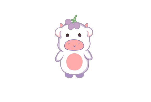 Download Cute Face Cow Doll Illustration - Doll illustration Collection